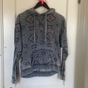 Forever 21 Aztec Print Hoodie